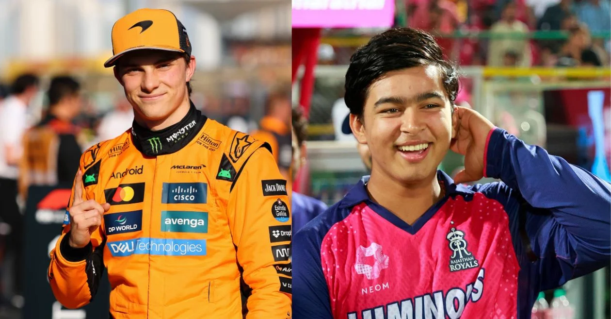 14-year-old Vaibhav Suryavanshi stuns F1 ace Oscar Piastri with his cricket prowess in the IPL 2025