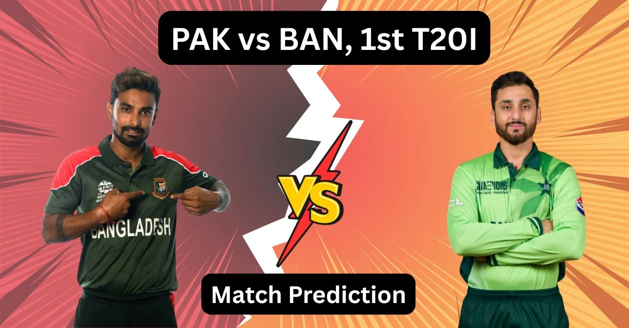 PAK vs BAN, 1st T20I: Match Prediction – Who will win today’s match? | Pakistan vs Bangladesh