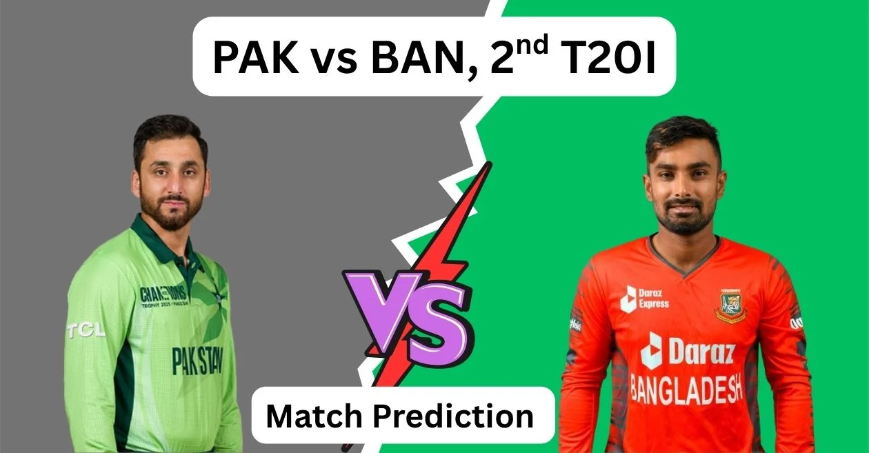 PAK vs BAN, 2nd T20I: Match Prediction – Who will win today’s match? | Pakistan vs Bangladesh