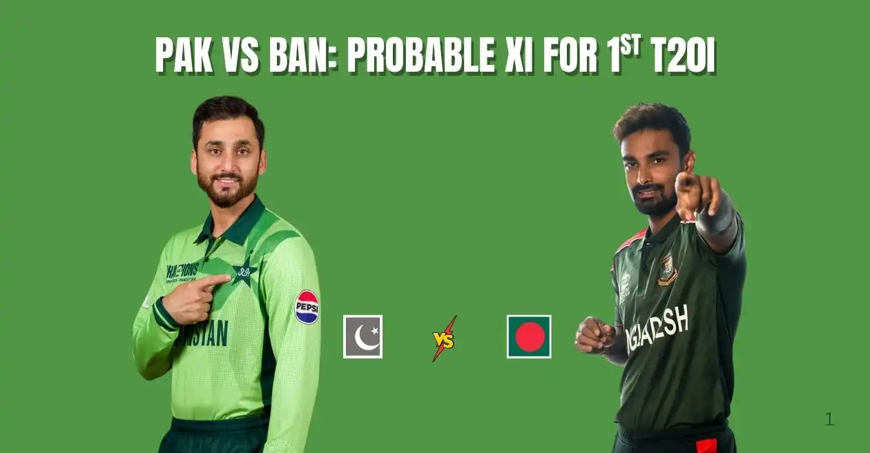 Pakistan vs Bangladesh 2025: Probable XI, Pitch & Weather report for the first T20I