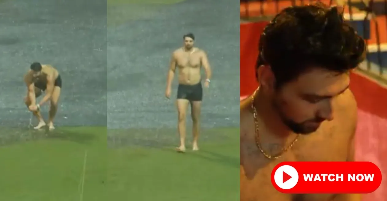 WATCH: Tim David turns a swimmer at Chinnaswamy Stadium ahead of RCB vs KKR match in IPL 2025