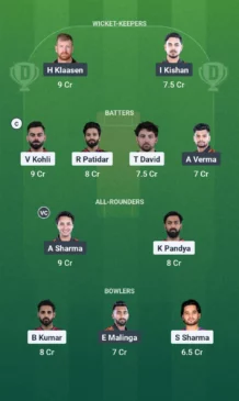 RCB vs SRH