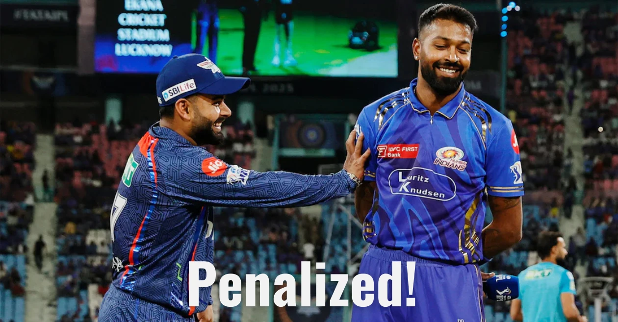 From Hardik Pandya to Rishabh Pant: List of captains penalized in IPL 2025
