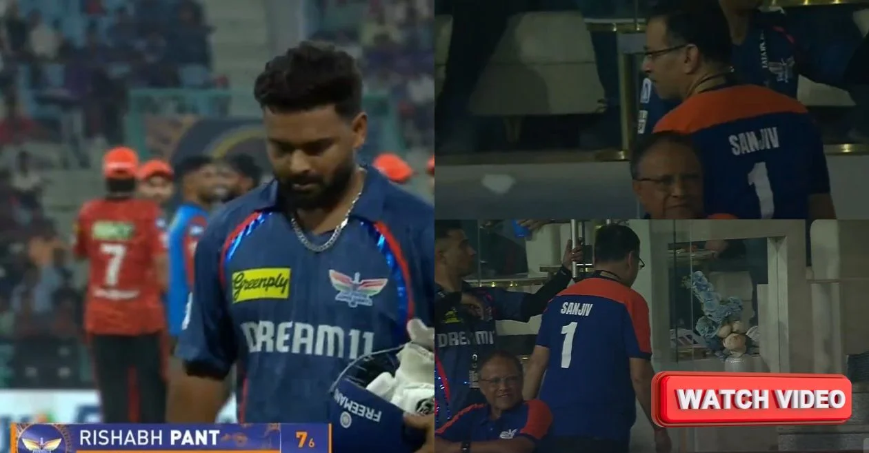 IPL 2025 [WATCH]: Sanjiv Goenka walks into dressing room furious after LSG captain Rishabh Pant’s early departure vs SRH