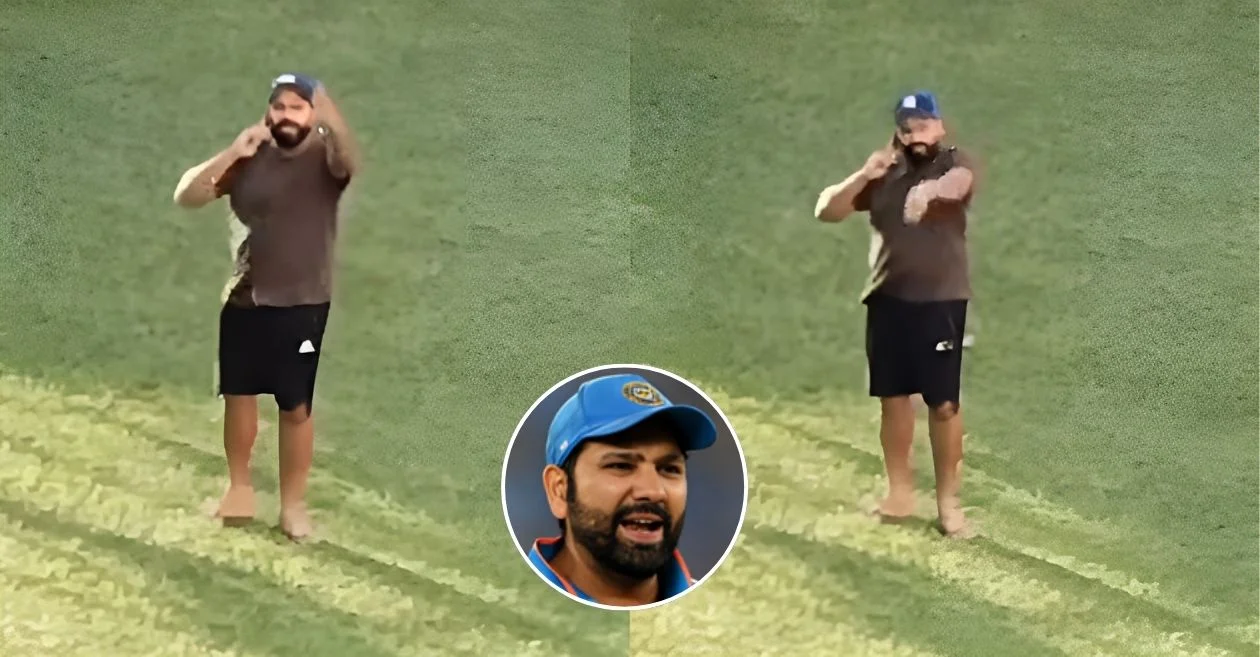 WATCH: Rohit Sharma requests fan to stop recording during family outing with wife and kids