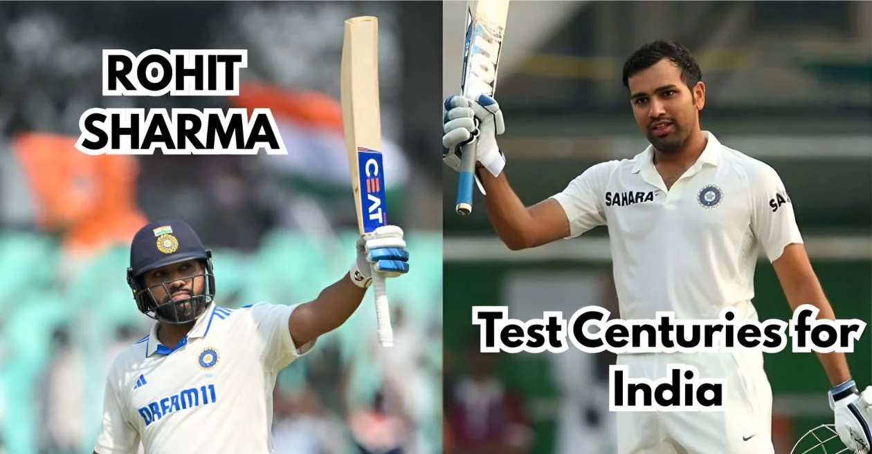 Breakdown of Rohit Sharma’s centuries in Test cricket for India