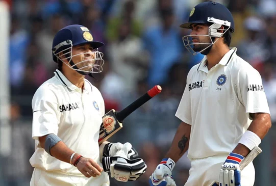Sachin Tendulkar and Virat Kohli