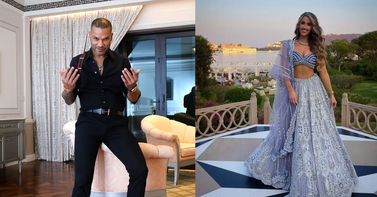 Shikhar Dhawan confirms his relationship with Irish girlfriend Sophie Shine