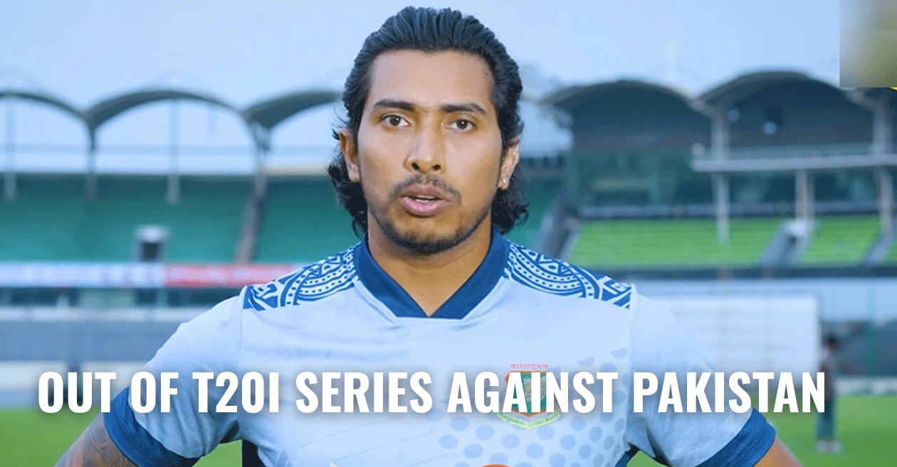 Bangladesh all-rounder Soumya Sarkar ruled out of the T20I series against Pakistan; replacement announced