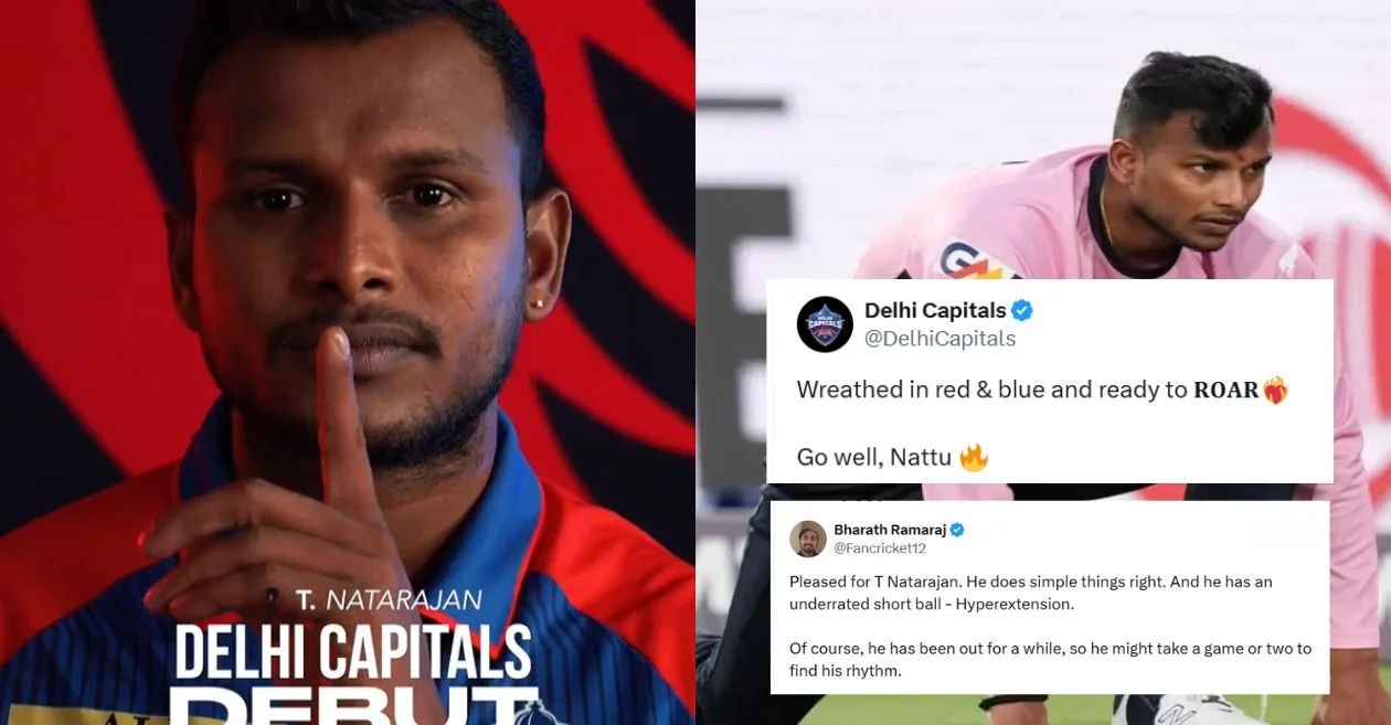 Fans erupt as T Natarajan makes IPL 2025 debut for Delhi Capitals against former side Sunrisers Hyderabad