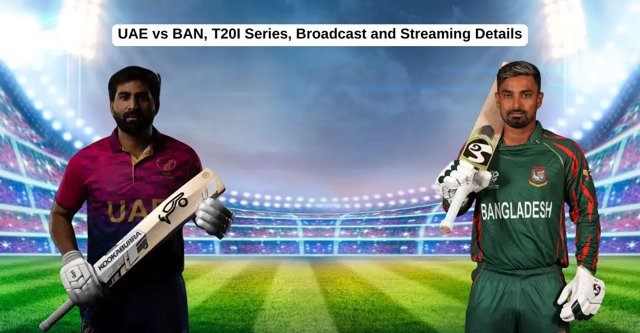 UAE vs BAN 2025, T20I series: Broadcast & Live Streaming details- When and where to watch in India, USA and other countries