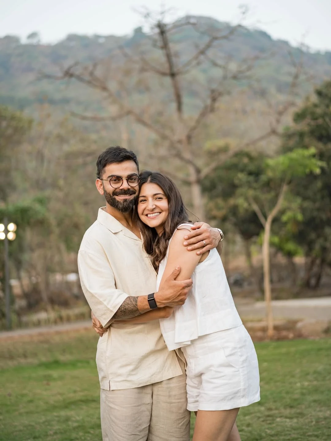 Virat Kohli with wife Anushka Sharma