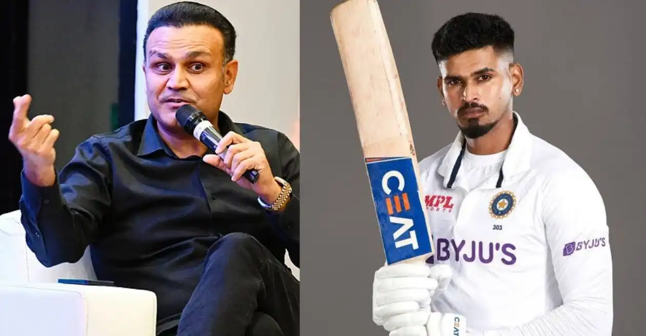 Virender Sehwag voices concern over Shreyas Iyer’s exclusion from India’s Test squad