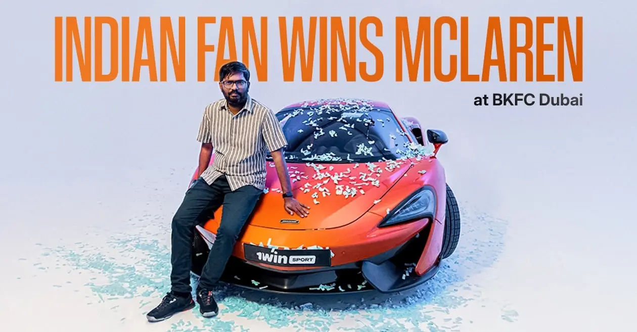 From the Ring to the Road: Indian Cricket Fan Wins McLaren at BKFC Dubai
