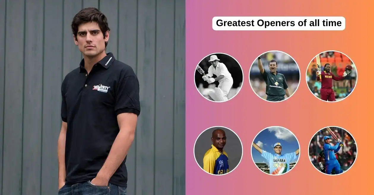 Alastair Cook names the top 4 greatest opening batters of all time