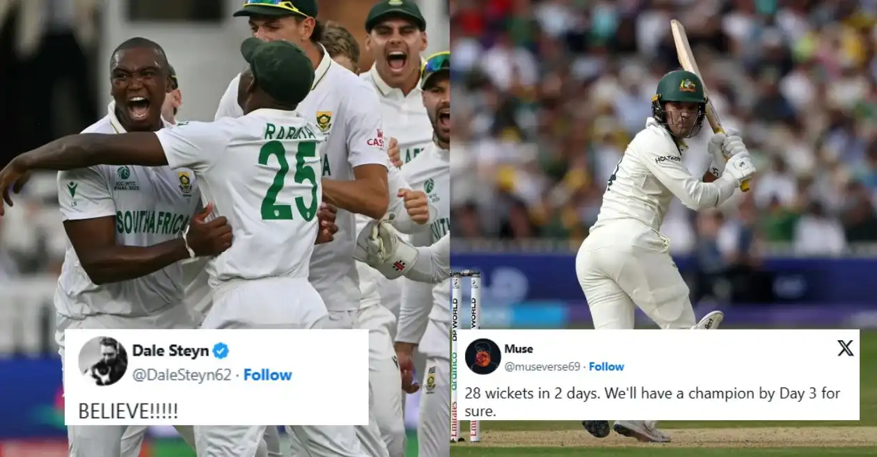 Fans erupt as Kagiso Rabada, Lungi Ngidi rattle Aussie top order before Alex Carey fightbacks on Day 2 of WTC 2025 Final