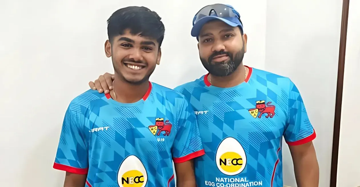 Ayush Mhatre receives signed bat from Rohit Sharma ahead of India U-19 tour of England