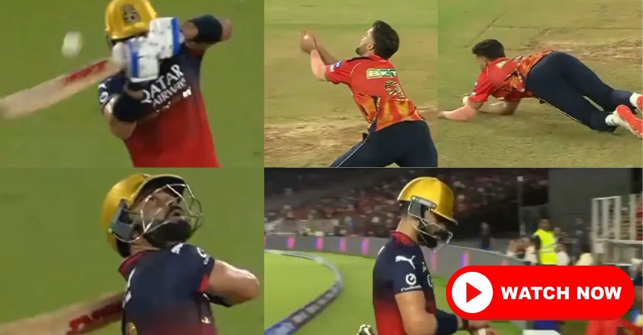 WATCH: Azmatullah Omarzai grabs a stunner to dismiss Virat Kohli in the RCB vs PBKS IPL 2025 final