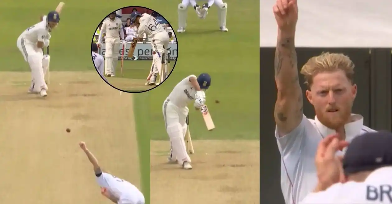 WATCH: Ben Stokes cleans up centurion Yashasvi Jaiswal with a ripping inswinger on Day 1 of Leeds Test – ENG vs IND 2025