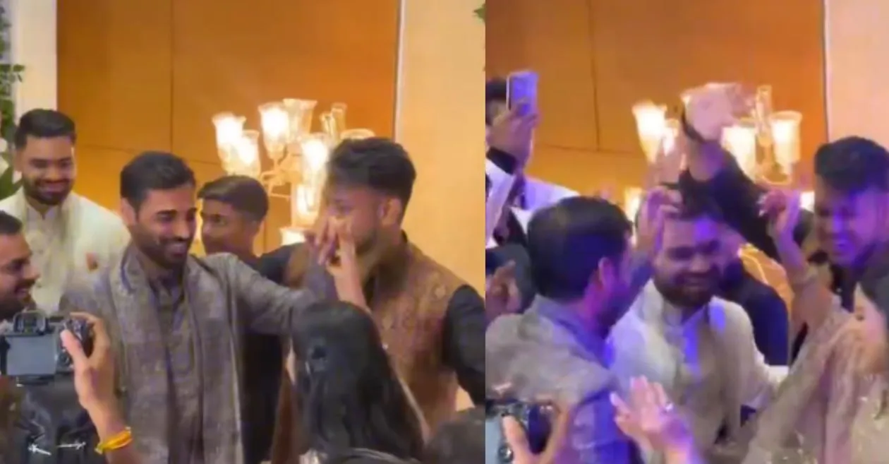 WATCH: Bhuvneshwar Kumar’s dance moves steal the show at Rinku Singh-Priya Saroj engagement
