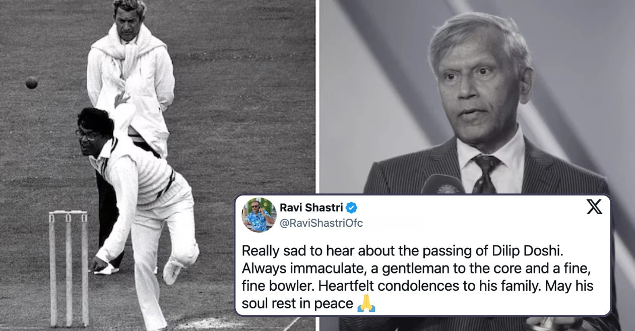 Dilip Doshi passes away: Sachin Tendulkar, Ravi Shastri lead emotional tributes