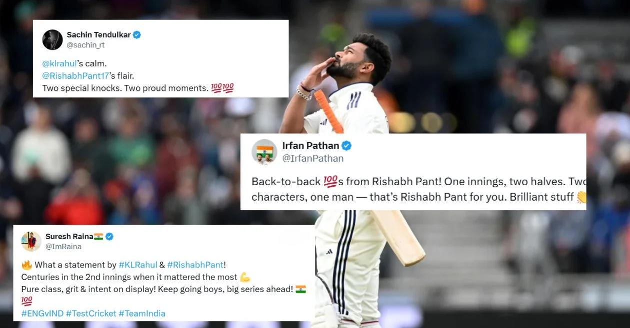 Fans erupt in joy as Rishabh Pant scripts history in Headingley with destructive hundred on Day 4 of ENG vs IND first Test