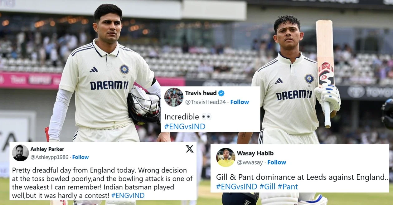 Fans go berserk as centuries from Yashasvi Jaiswal and Shubman Gill headline India’s dominance on Day 1 of Leeds Test against England