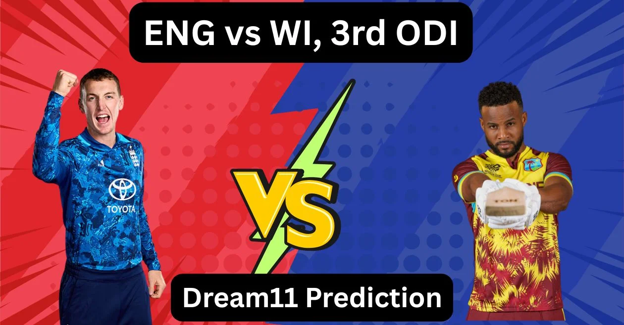 ENG vs WI 2025, 3rd ODI: Match Prediction, Dream11 Team, Fantasy Tips and Pitch Report | England vs West Indies