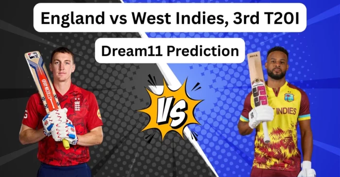 EN vs WI 2025, 3rd T20I: Match Prediction, Dream11 Team, Fantasy Tips and Pitch Report | England vs West Indies