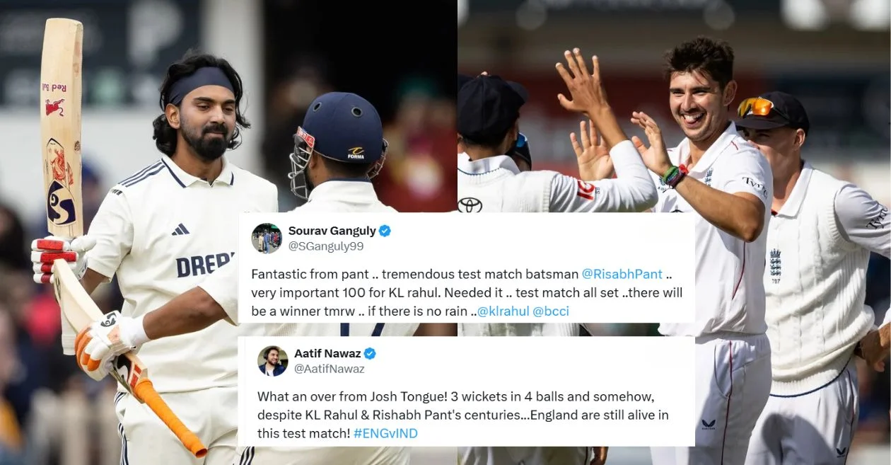 Netizens react as KL Rahul and Rishabh Pant’s tons power India to safety before England hit back with the ball | Headingley Test, Day 4