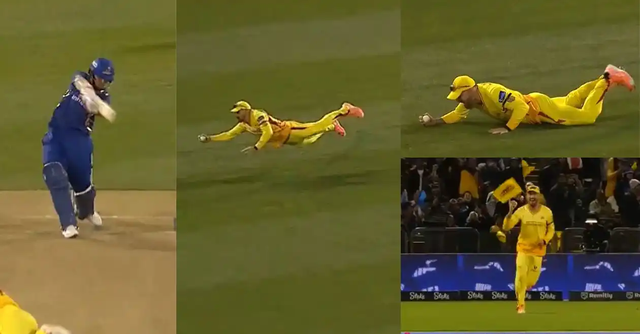 WATCH: Faf du Plessis defies age with stunning one-handed catch to dismiss Michael Bracewell in MLC 2025