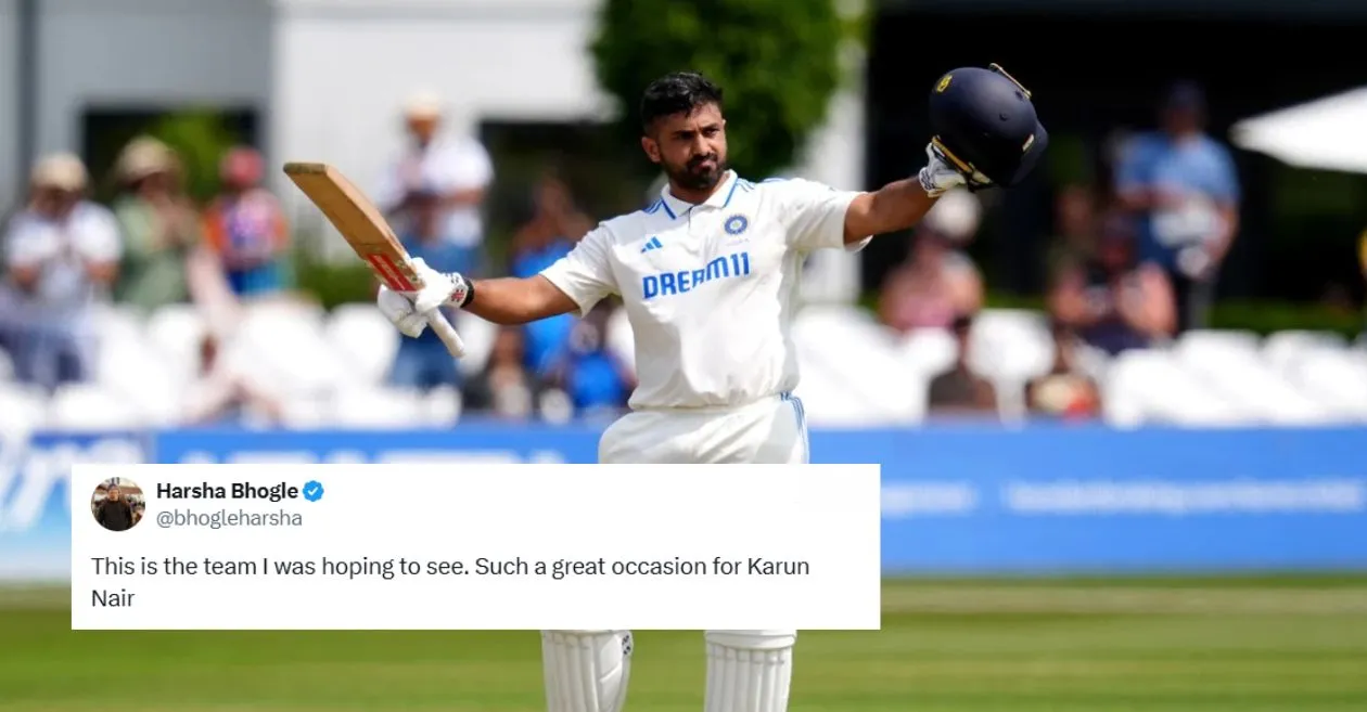 Fans erupt as Karun Nair returns to India’s playing XI against England after eight years in the Headingley Test