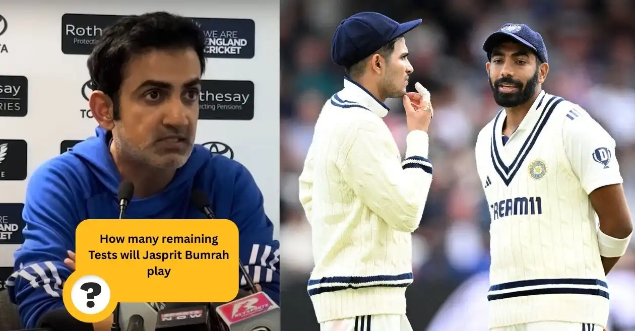 Gautam Gambhir reveals India’s plan on managing Jasprit Bumrah after Headingley setback against England