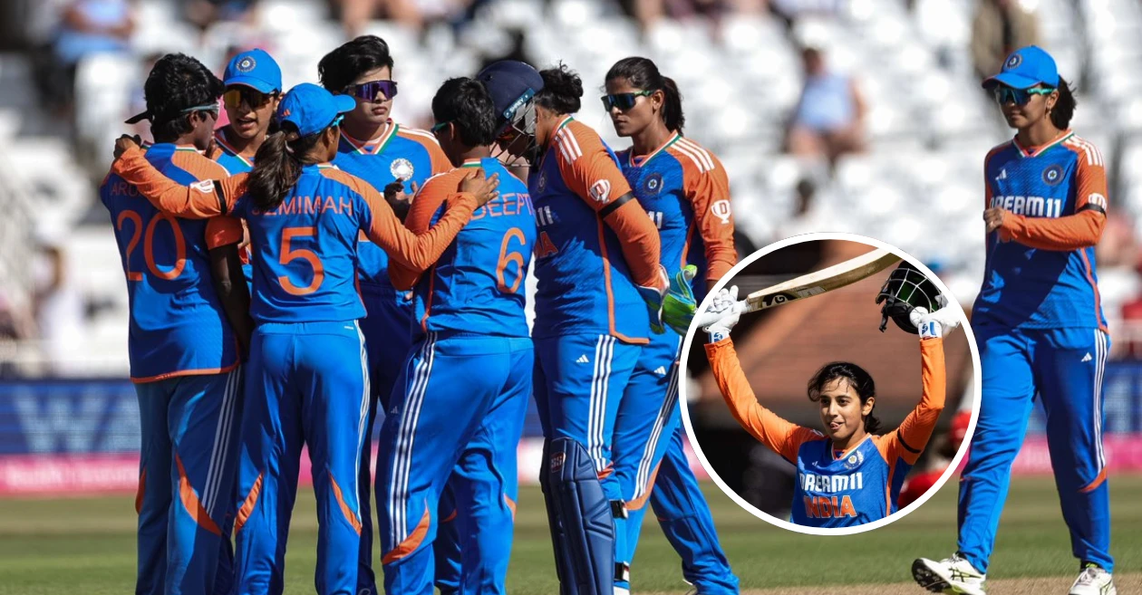 India dominates England in 1st T20I with Smriti Mandhana’s record century and Shree Charani’s four-wicket haul
