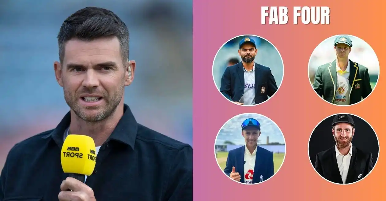 James Anderson reveals the toughest batter among the ‘Fab Four’ of world cricket