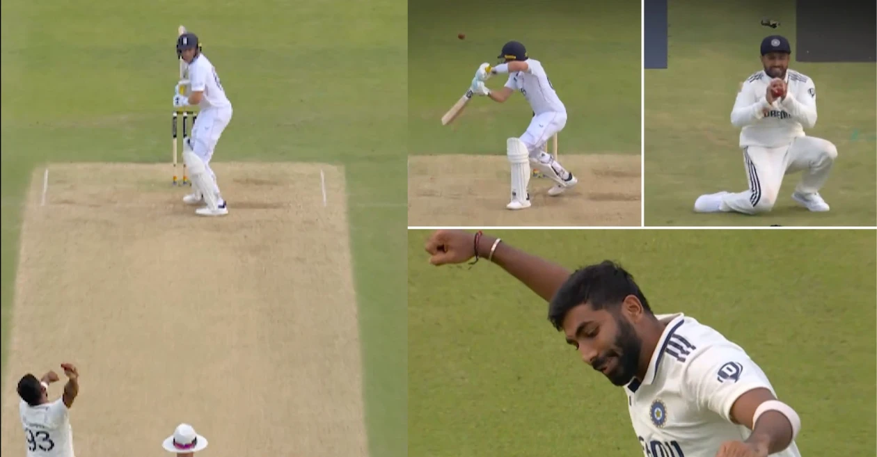 ENG vs IND [WATCH]: Jasprit Bumrah celebrates after dismissing Joe Root for the 10th time in Tests
