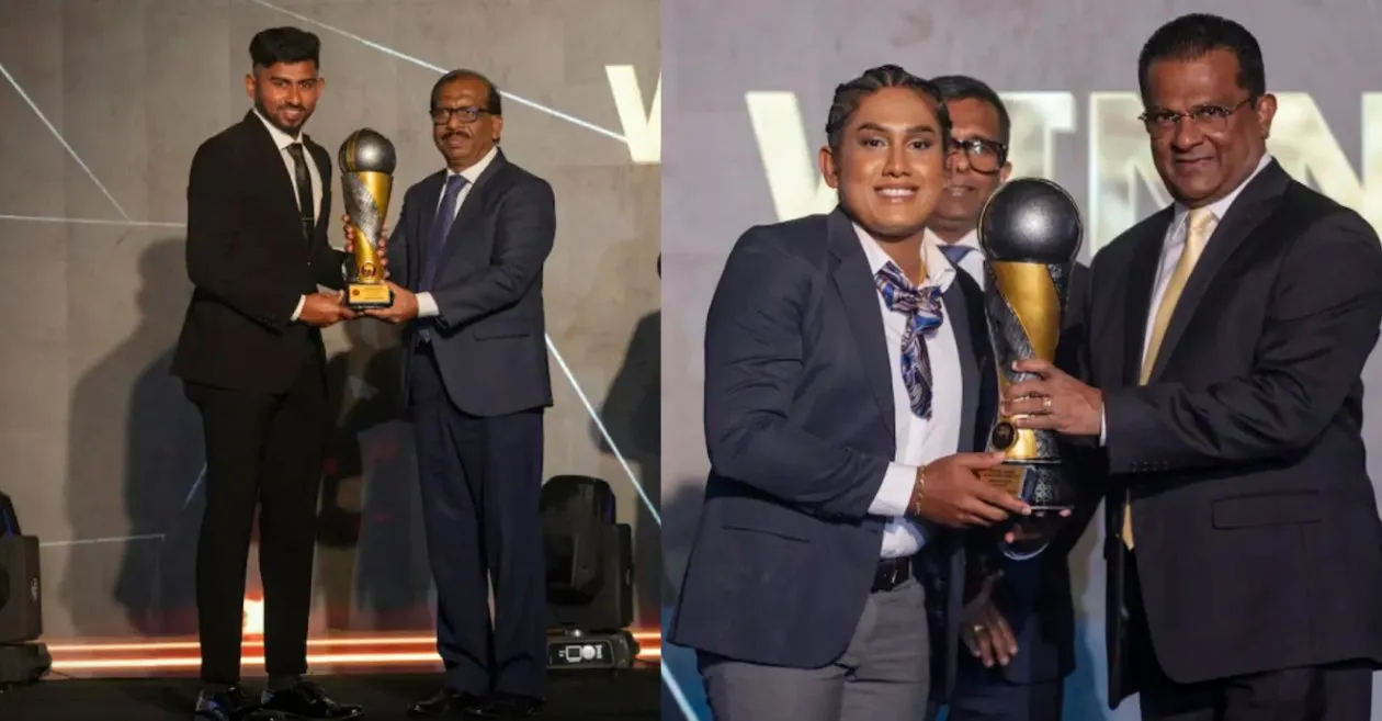 Kamindu Mendis and Chamari Athapaththu sweep top honours at the Sri Lanka Cricket Awards 2025