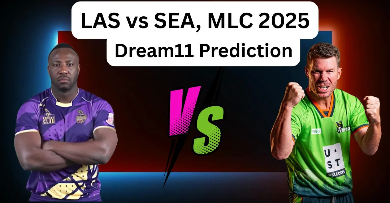 LAS vs SEA, MLC 2025: Match Prediction, Dream11 Team, Fantasy Tips & Pitch Report | Los Angeles Knight Riders vs Seattle Orcas