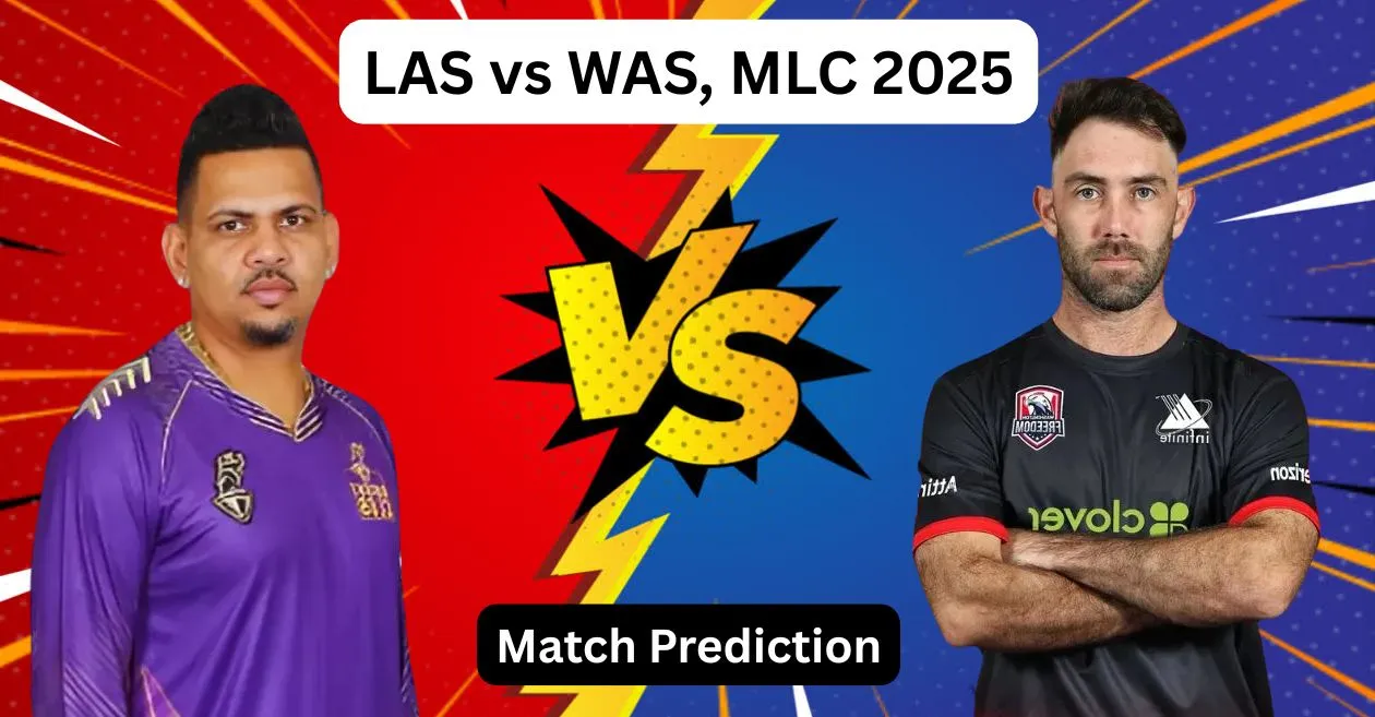 LAS vs WAS, MLC 2025: Match Prediction, Dream11 Team, Fantasy Tips & Pitch Report | Los Angeles Knight Riders vs Washington Freedom
