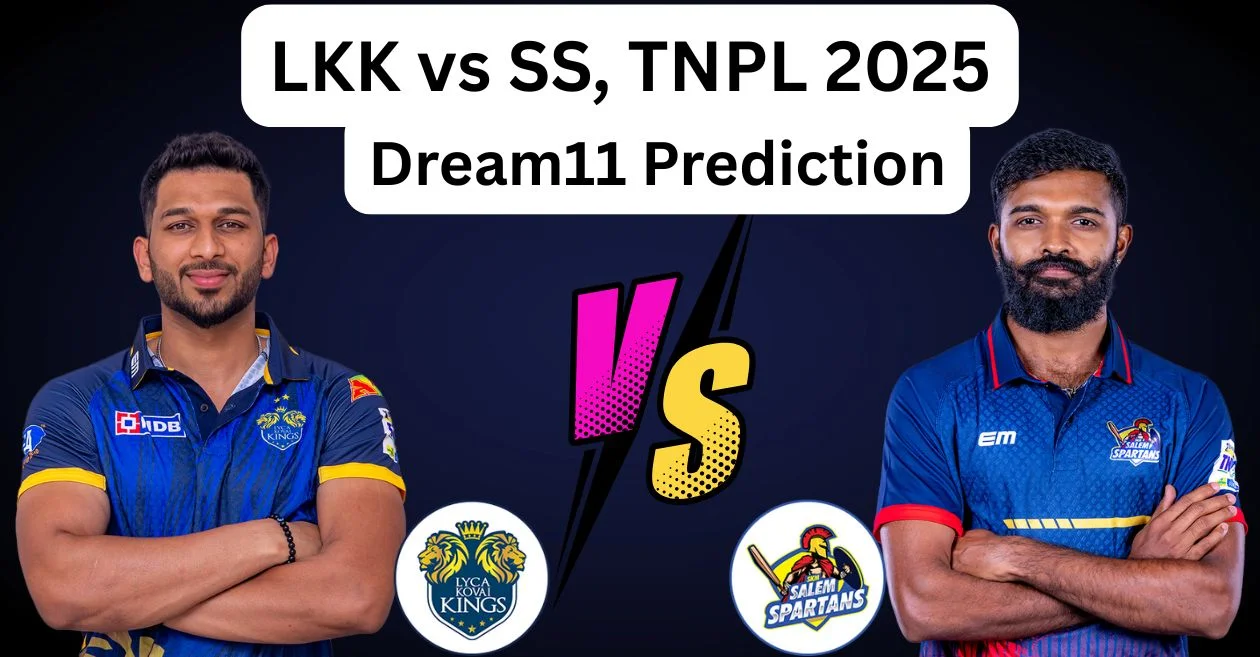 LKK vs SS, TNPL 2025: Match Prediction, Dream11 Team, Fantasy Tips & Pitch Report | Lyca Kovai Kings vs Salem Spartans