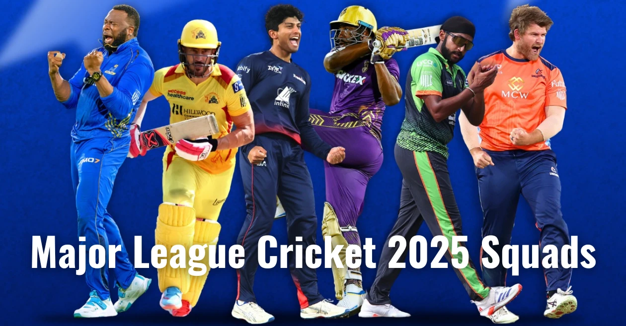 Major League Cricket 2025: Complete squads of all six MLC teams