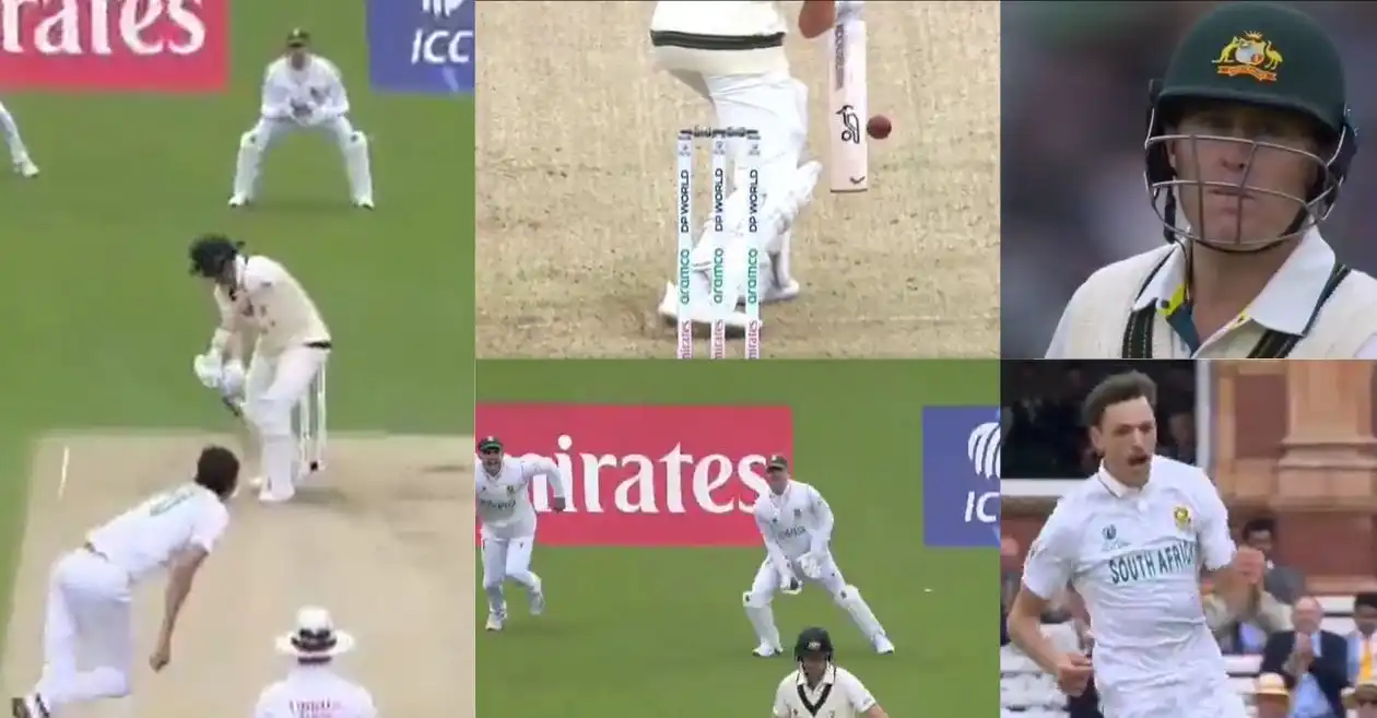 WATCH: Marco Jansen bowls a beauty to dismiss Marnus Labuschagne on Day 1 of WTC 2025 Final – SA vs AUS