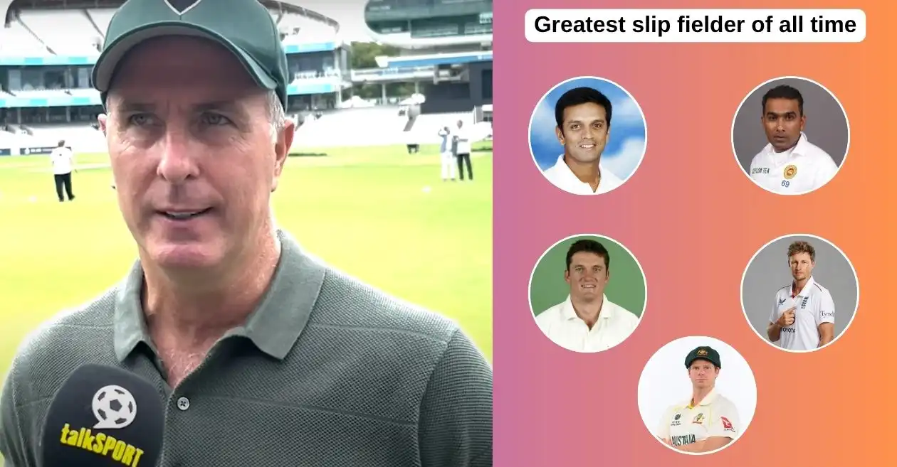 Michael Vaughan names the greatest slip fielder in the history of cricket
