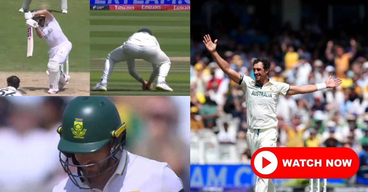WTC 2025 Final [WATCH]: Mitchell Starc ends Wiaan Mulder-Aiden Markram stand for South Africa to spark Australia’s comeback on Day 3 at Lord’s