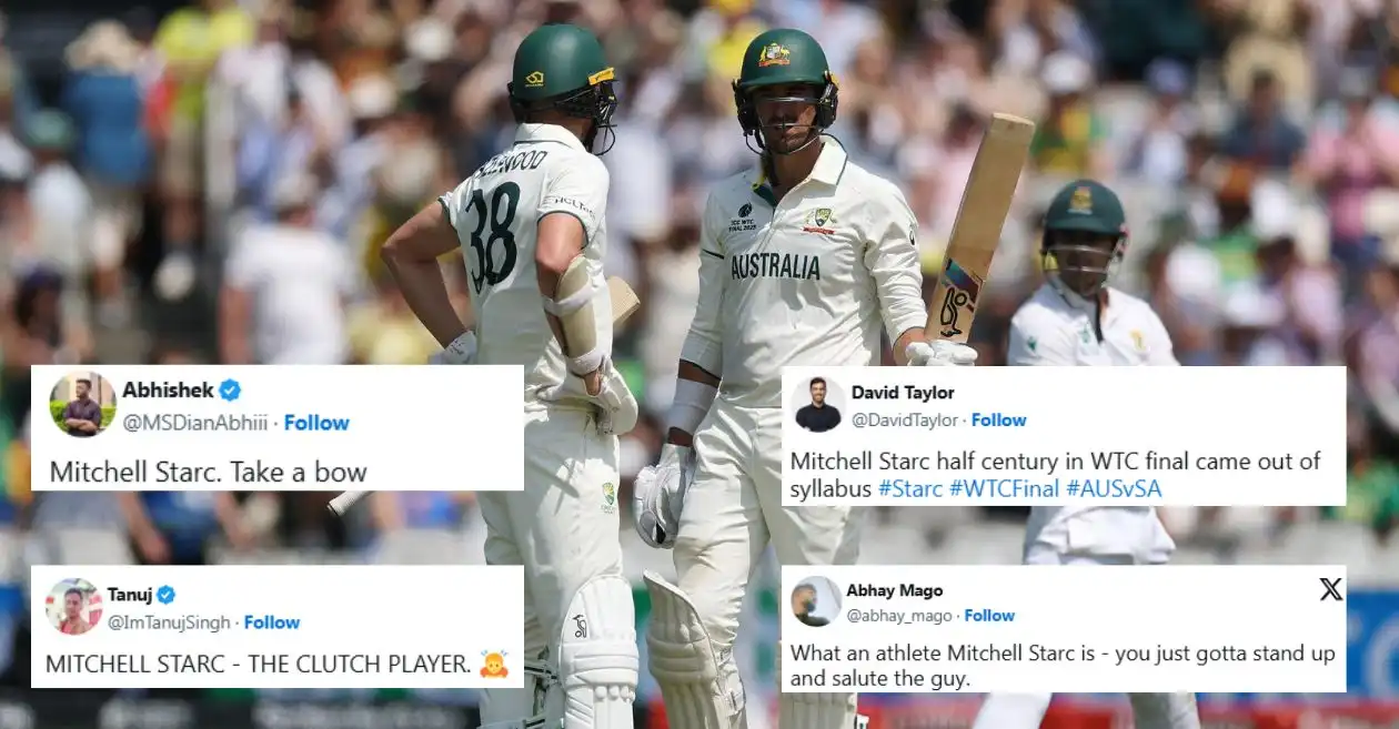 Fans go wild as Mitchell Starc’s blazing fifty puts Australia in command on Day 3 of WTC 2025 Final against South Africa