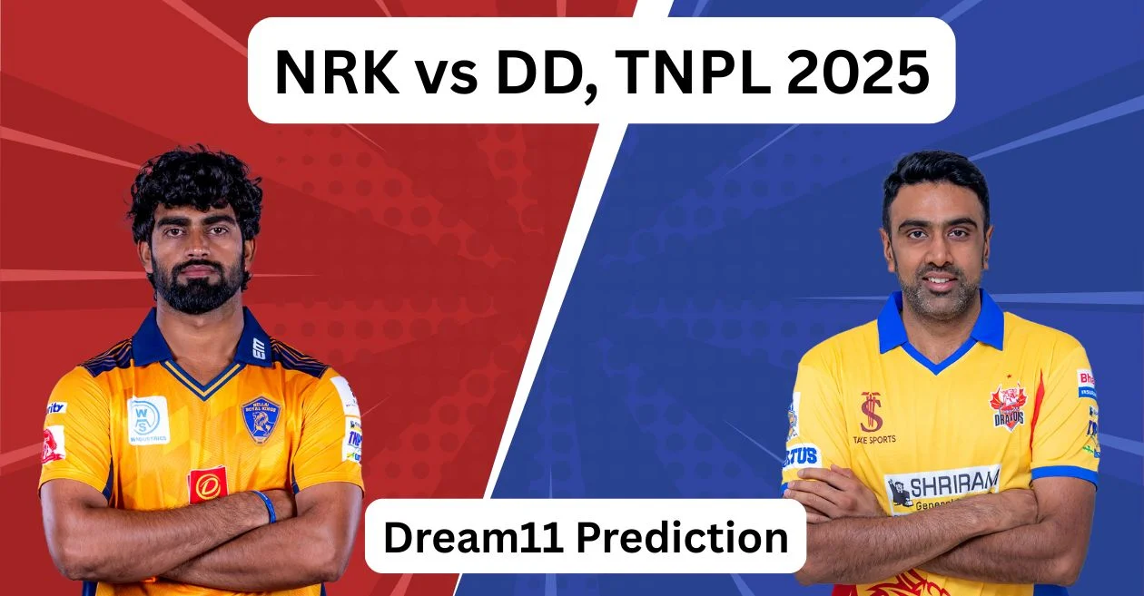 NRK vs DD, TNPL 2025: Match Prediction, Dream11 Team, Fantasy Tips & Pitch Report | Nellai Royal Kings vs Dindigul Dragons