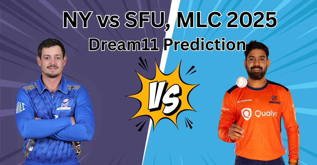 NY vs SFU, MLC 2025: Match Prediction, Dream11 Team, Fantasy Tips & Pitch Report | MI New York vs San Francisco Unicorns