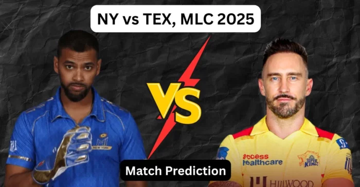 NY vs TEX, MLC 2025: Match Prediction, Dream11 Team, Fantasy Tips & Pitch Report | MI New York vs Texas Super Kings