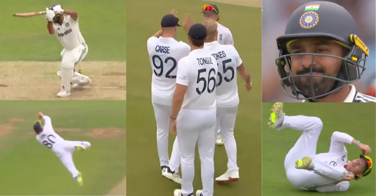 ENG vs IND [WATCH]: Karun Nair’s Test comeback for India ends in disappointment with 4-ball duck as Ollie Pope strikes with stunner
