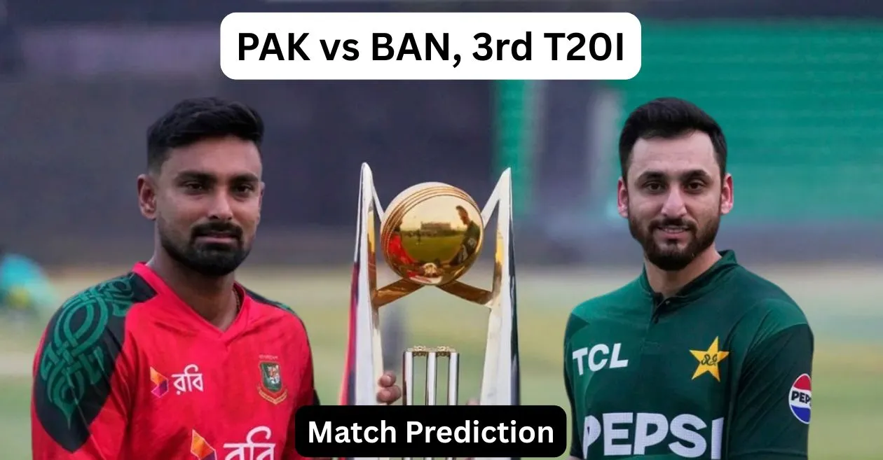 PAK vs BAN, 3rd T20I: Match Prediction – Who will win today’s match? | Pakistan vs Bangladesh